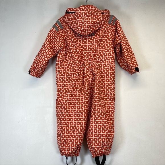 Ducksday Reflective 1 Piece Rain suit  Snowasuit Orange 18-24 months - Picture 2 of 16